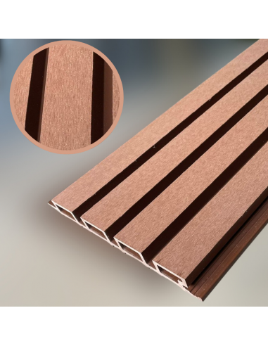 Wall Panel Exterior Lijado - Cedro (Caja 3Unid) 290*22*2,6
