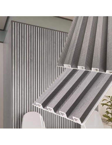 Wall Panel Interior Clásico - Ceniza (Caja 10Unid) 240*16,5*2,2