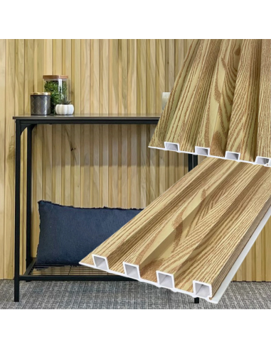 Wall Panel Interior Clásico - Arena (Caja 10Unid) 240*16,5*2,2