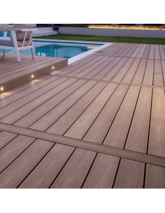 Piso Deck Nogal 220*14,5 a 20mm (Caja 3Unid) 2