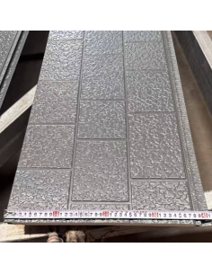 Siding Metálico Gris 290*38 a 16mm (Caja 12Unid)