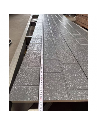 Siding Metálico Gris 290*38 a 16mm (Caja 12Unid)