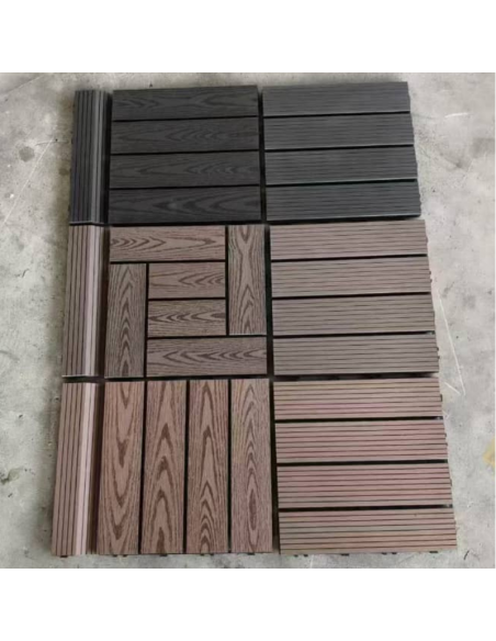 Piso Deck Coffe 2D 30*30 a 22mm (Caja 11Unid)