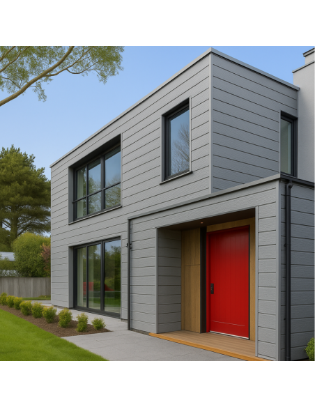 Siding Metálico Gris 290*38 a 16mm (Caja 12Unid)
