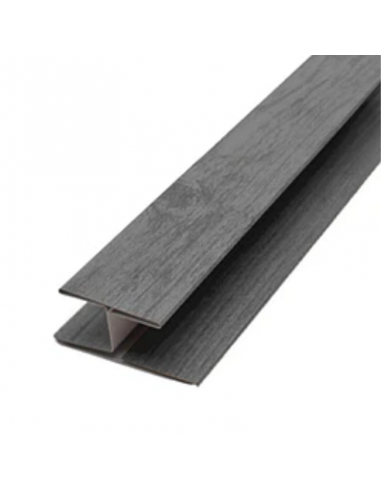 Perfil H Metal Siding Gris 290*5*2