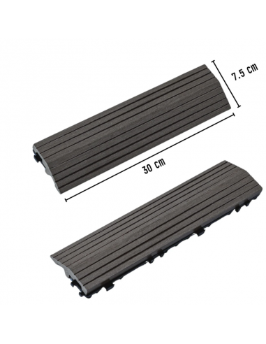 Lateral Piso Deck Mod Grafito 30*7,5