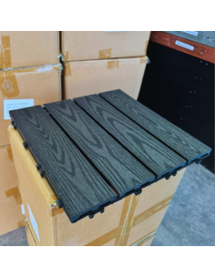 Piso Deck Black 2D 30*30 a 22mm (Caja 11Unid) 2