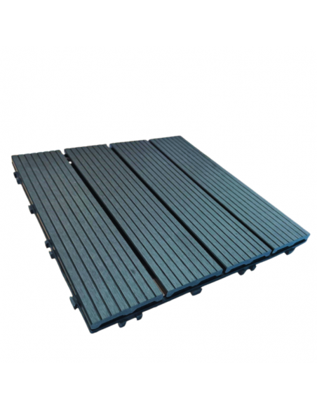Piso Deck Black 30*30 a 22mm (Caja 11Unid)