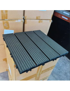 Piso Deck Black 30*30 a 22mm (Caja 11Unid) 2