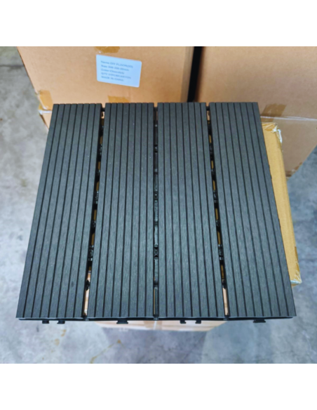 Piso Deck Black 30*30 a 22mm (Caja 11Unid)