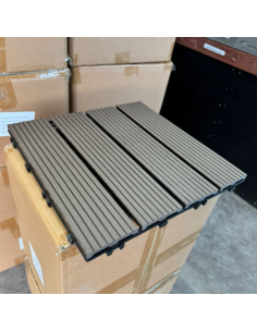 Piso Deck Chocolate 30*30 a 22mm (Caja 11Unid) 2