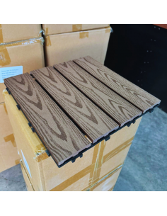 Piso Deck Coffe 2D 30*30 a 22mm (Caja 11Unid) 2