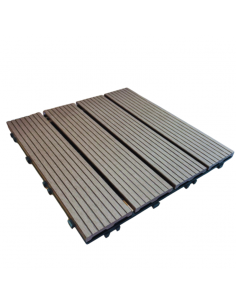 Piso Deck Coffe 30*30 a 22mm (Caja 11Unid)