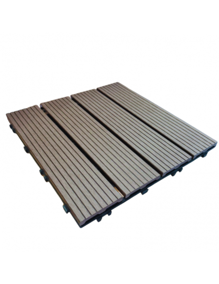 Piso Deck Coffe 30*30 a 22mm (Caja 11Unid)