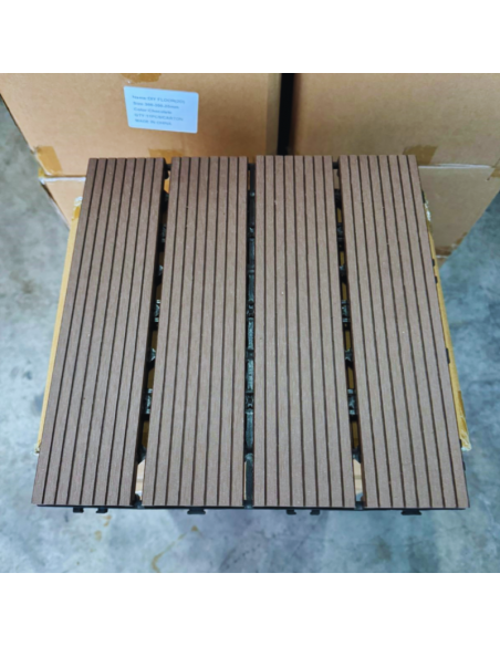 Piso Deck Coffe 30*30 a 22mm (Caja 11Unid)