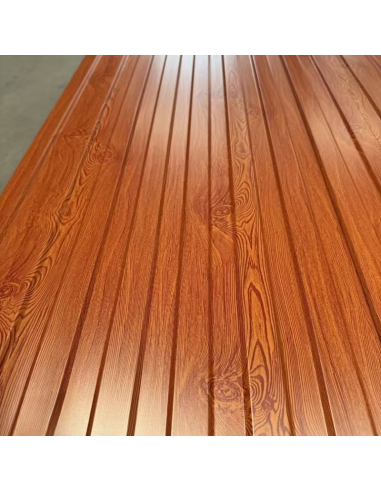 Siding Metálico Caoba 290*38 a 16mm