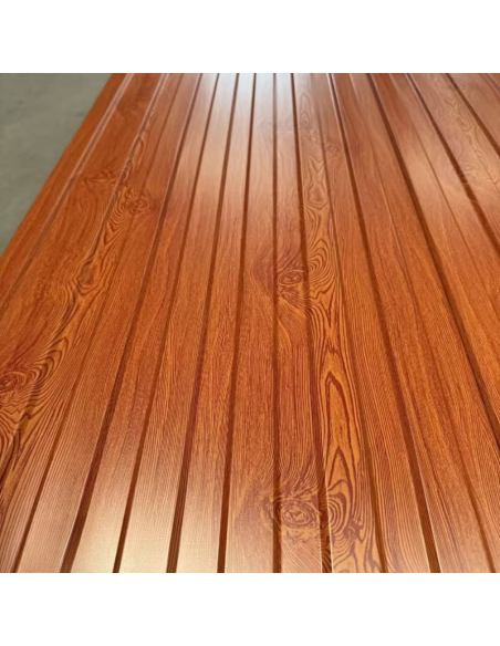 Siding Metálico Caoba 290*38 a 16mm