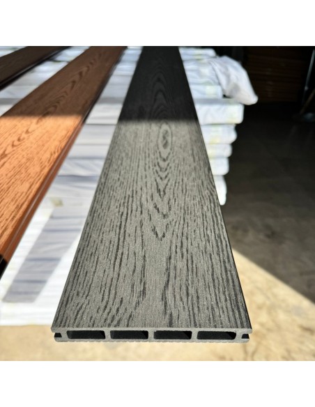 Piso Deck Grafito 220*14,5 a 20mm