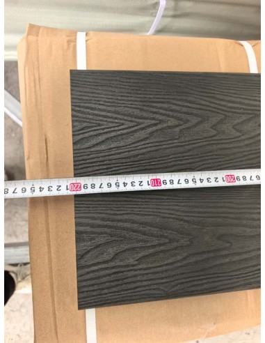 Piso Deck Negro 220*14,5 a 20mm (Caja 3Unid)