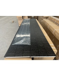 Siding Metálico Negro 290*38 a 16mm NEW! 2