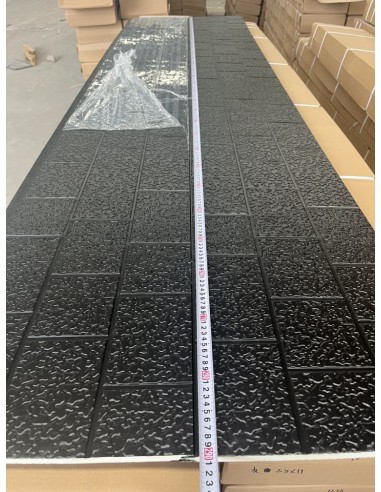 Siding Metálico Negro 290*38 a 16mm NEW!