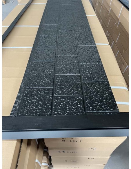 Siding Metálico Negro 290*38 a 16mm NEW!