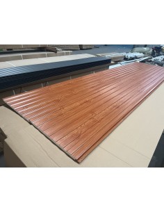 Siding Metálico Caoba 290*38 a 16mm NEW!