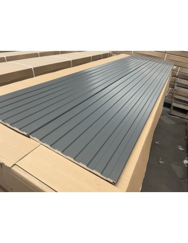 Siding Metálico Gris 290*38 a 16mm NEW!