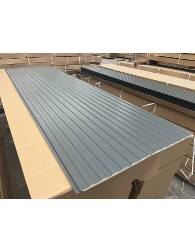 Siding Metálico Gris 290*38 a 16mm NEW!