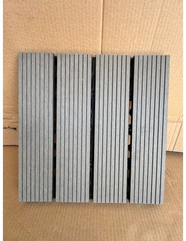 Piso Deck Gris 30*30 a 22mm (Caja 11Unid)