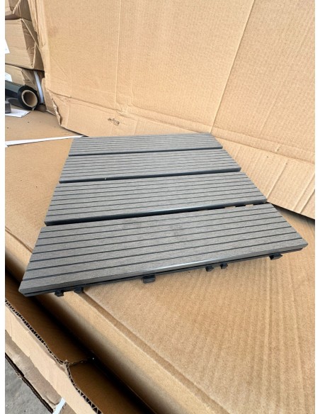 Piso Deck Gris 30*30 a 22mm (Caja 11Unid)