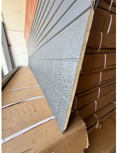 Siding Metálico Gris Piedra 290*38 a 16mm