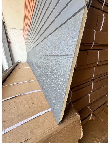 Siding Metálico Gris Piedra 290*38 a 16mm