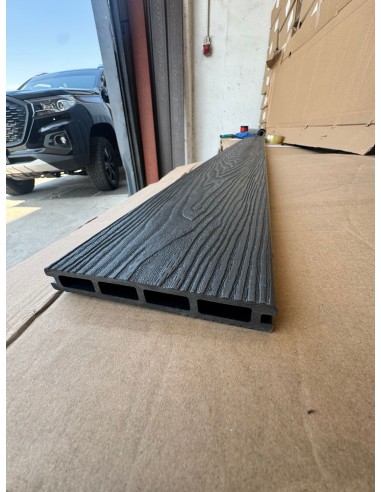 Piso Deck Negro 220*14,5 a 20mm (Caja 3Unid)