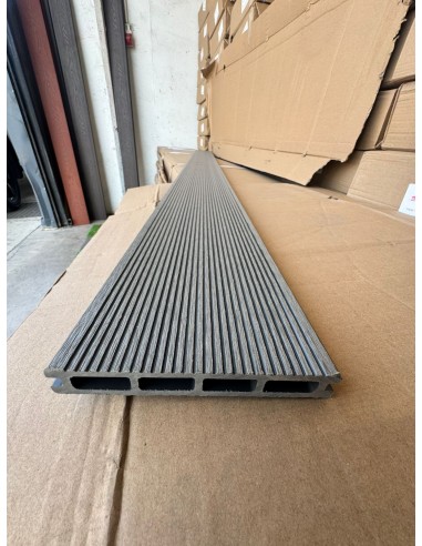 Piso Deck Gris 220*14,5 a 20mm (Caja 3Unid)