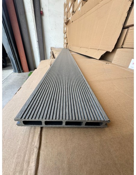Piso Deck Gris 220*14,5 a 20mm (Caja 3Unid)