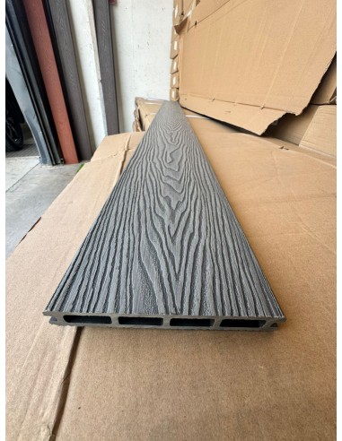 Piso Deck Gris 220*14,5 a 20mm (Caja 3Unid)