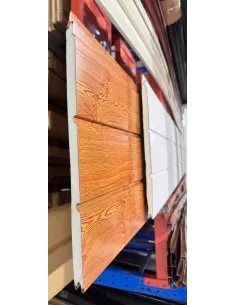 Siding Metálico Caoba 3 Líneas 290*38 a 16mm 2