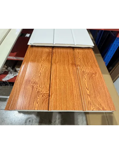 Siding Metálico Caoba 3 Líneas 290*38 a 16mm