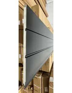 Siding Metálico Negro 3 Líneas 290*38 a 16mm 2
