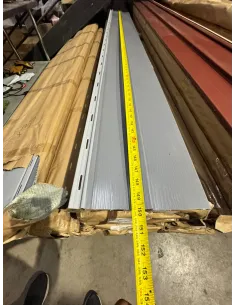 Siding PVC Gris 380*20 a 2mm