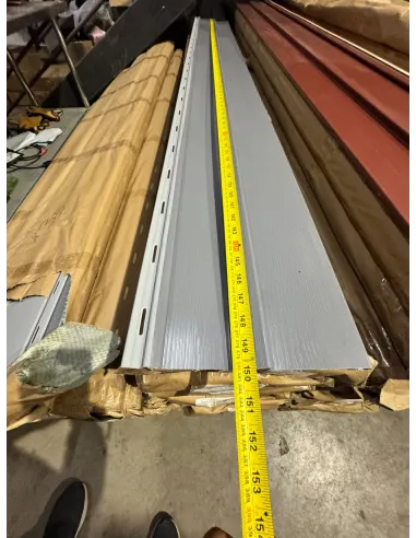 Siding PVC Gris 380*20 a 2mm