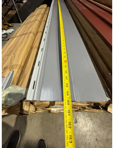 Siding PVC Gris 380*20 a 2mm