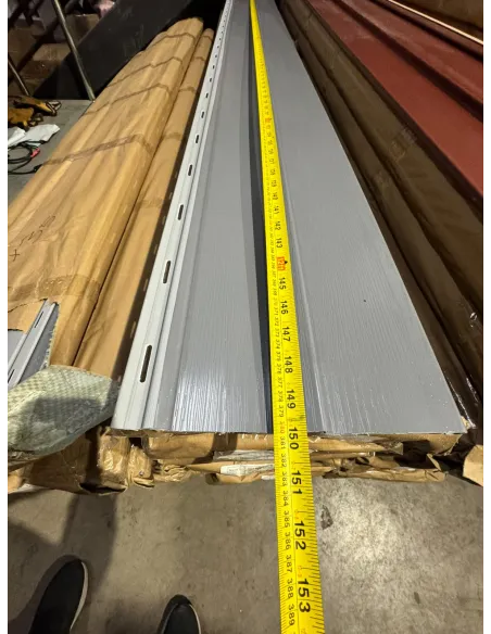 Siding PVC Gris 380*20 a 2mm