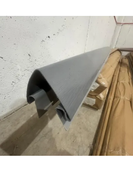 Siding PVC Perfil L Gris 380*8 a 2mm