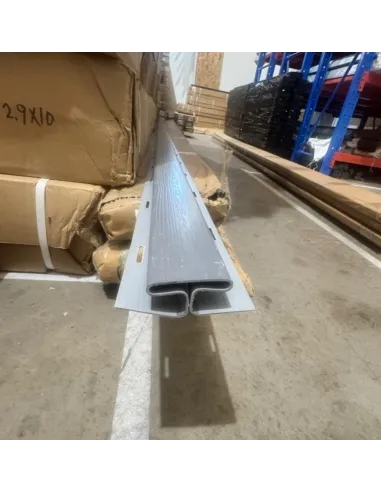 Siding PVC Perfil H Gris 380*3 a 2mm