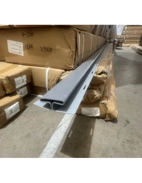 Siding PVC Perfil H Gris 380*3 a 2mm