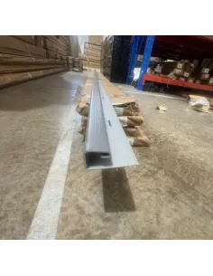 Siding PVC Perfil J Gris 380*2 a 2mm 2