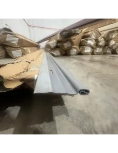 Siding PVC Perfil Inicio Gris 380*2 a 2mm 2