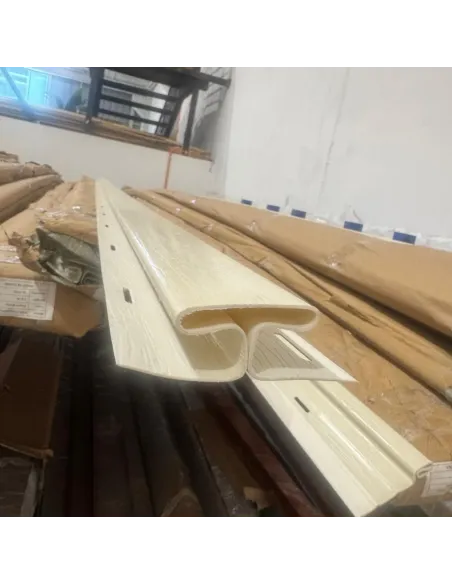 Siding PVC Perfil H Blanco 380*3 a 2mm